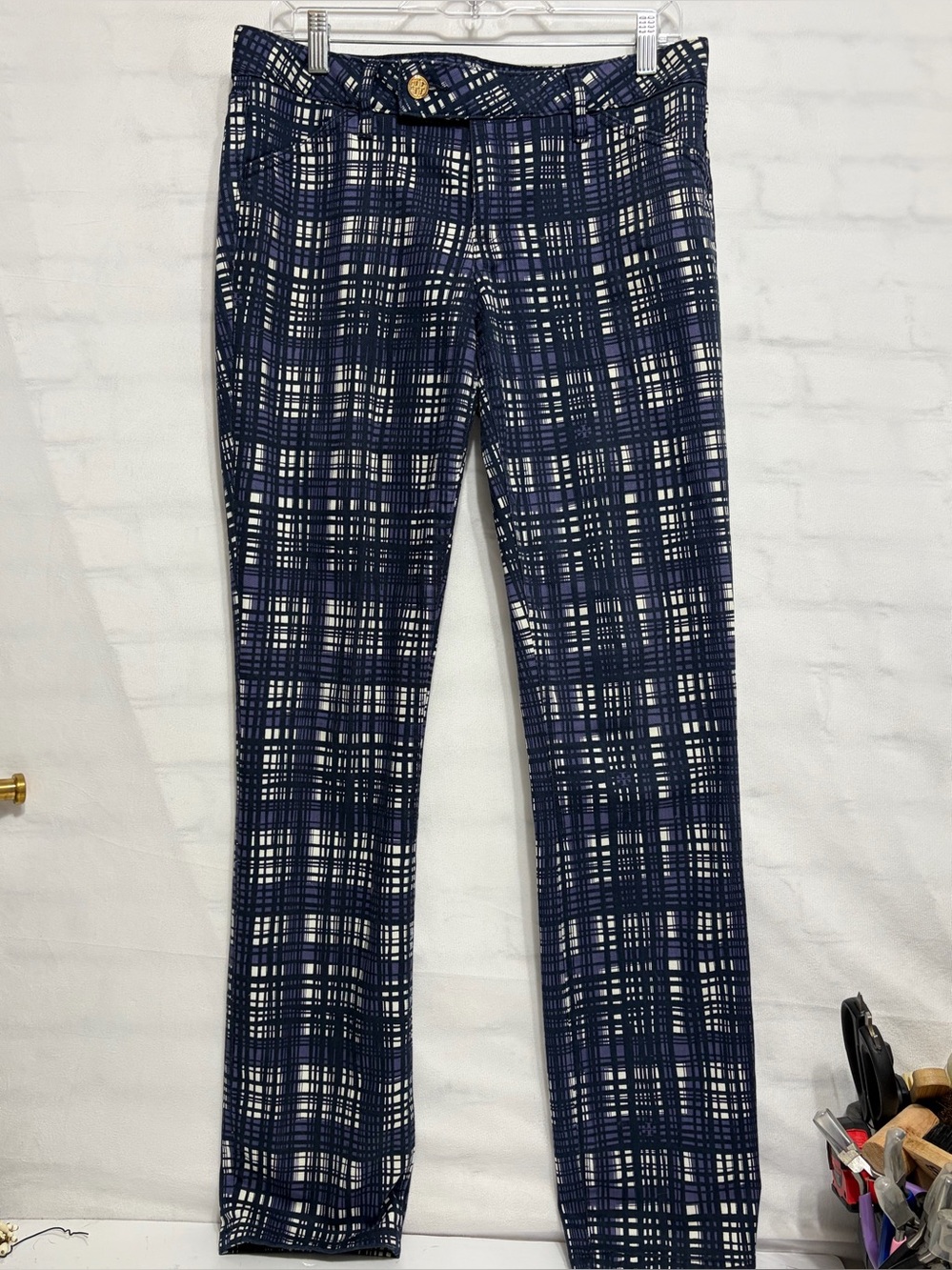 Tory Burch Women’s Mid Rise Skinny Leg Pant Size 29